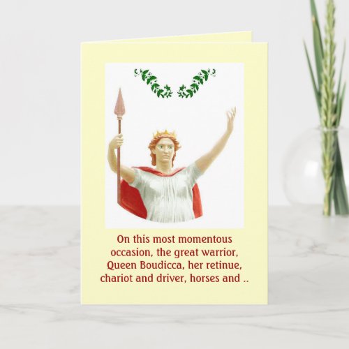 Welsh Humorous Birthday Greeting Card