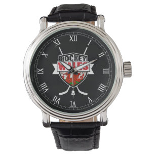 Welsh Ice Hockey Logo Wrist Watch
