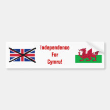 Welsh Independence bumper sticker