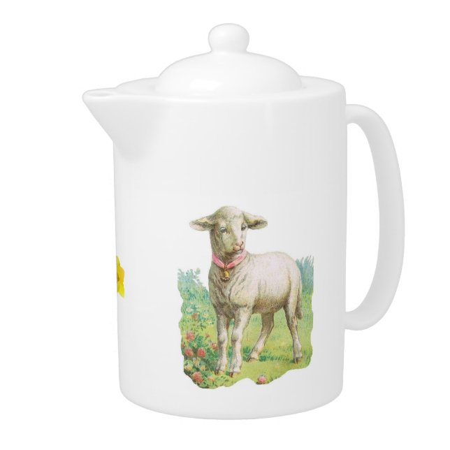 Welsh Lamb Tea Pot (Right)