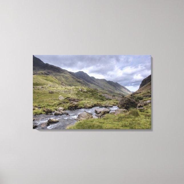 Welsh Landscape Canvas Print (Front)