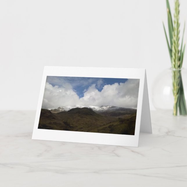 Welsh Mountain Blank Card (Front)