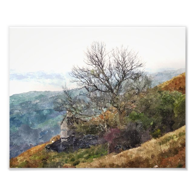 WELSH MOUNTAIN LANDSCAPE PHOTO PRINT (Front)
