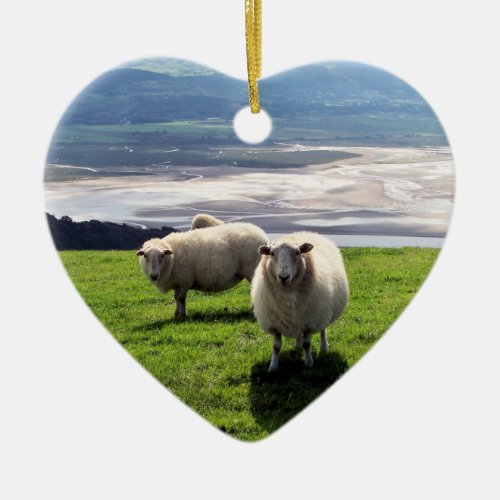 WELSH MOUNTAIN SHEEP CERAMIC ORNAMENT