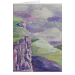 Welsh Mountains Storm Watercolour Cards