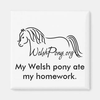 Welsh Pony & Cob Society of America Magnet