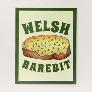 Welsh Rarebit Savoury Cheese Toast British Food UK Jigsaw Puzzle