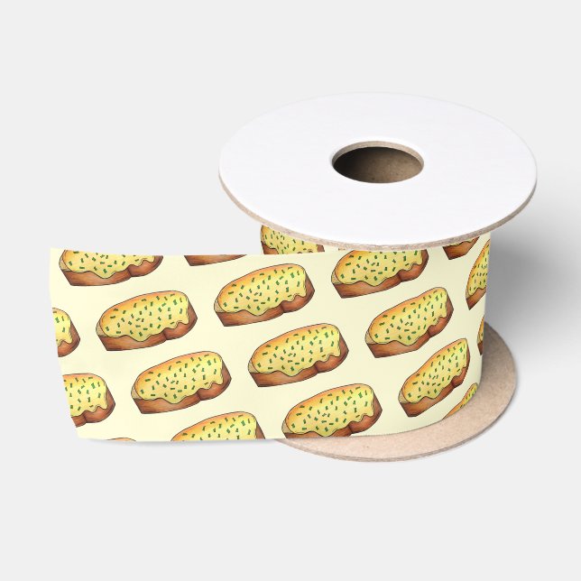 Welsh Rarebit Savoury Cheese Toast British Food UK Satin Ribbon (Spool)