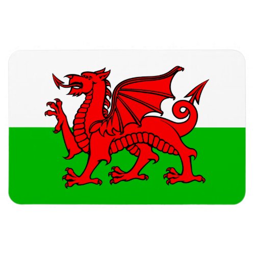 Welsh Red Dragon Wales Flag Magnet