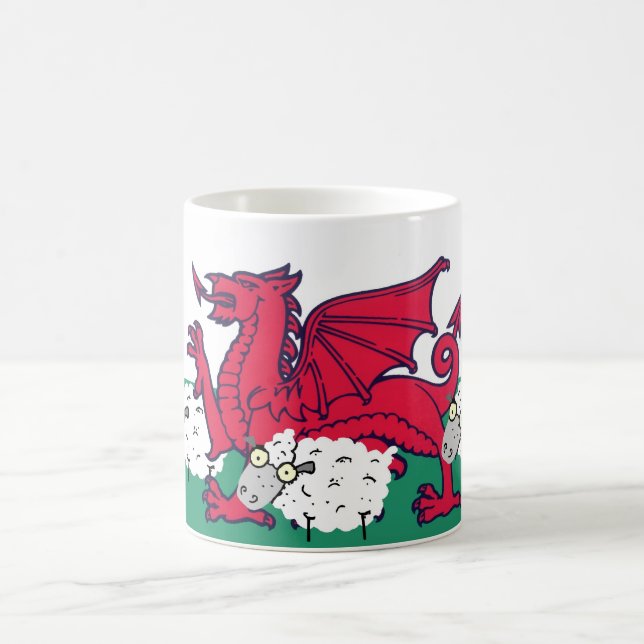 welsh sheep coffee mug (Center)
