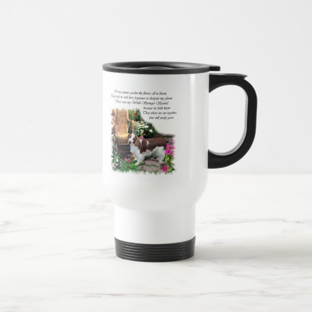 Welsh Springer Spaniel Art Gifts Travel Mug (Right)