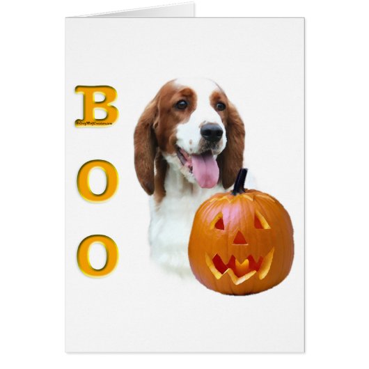 Welsh Springer Spaniel Boo Cards (Front)