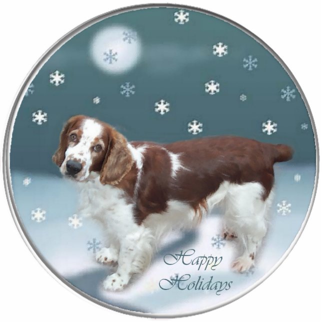 Welsh Springer Spaniel Christmas Gifts Ornament (Front)