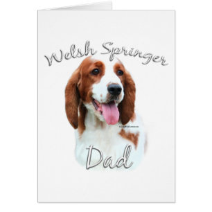 Welsh Springer Spaniel Dad 2 Cards