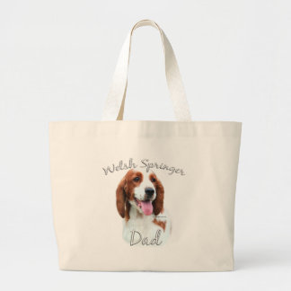 Welsh Springer Spaniel Dad 2 Large Tote Bag