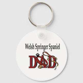 Welsh Springer Spaniel Dad Gifts Keychain