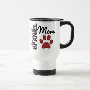 Welsh Springer Spaniel Mom Paw Print 2 Travel Mug