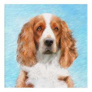 Welsh Springer Spaniel Painting - Original Dog Art