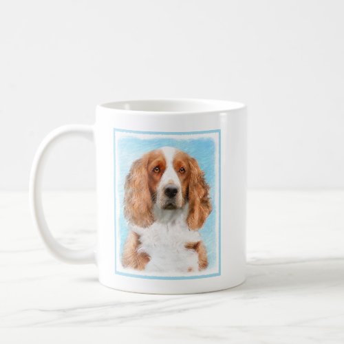 Welsh Springer Spaniel Painting _ Original Dog Art Coffee Mug