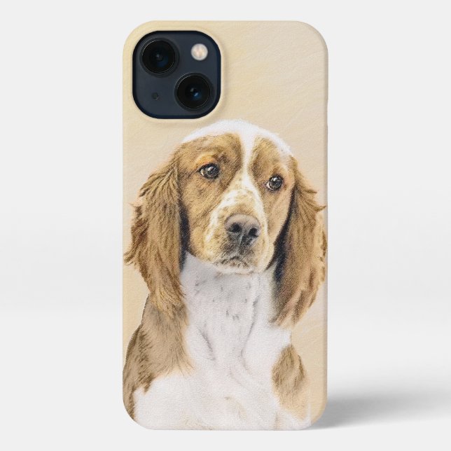 Welsh Springer Spaniel Painting - Original Dog Art iPhone Case (Back)