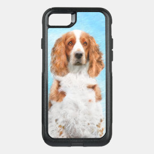 Welsh Springer Spaniel Painting - Original Dog Art OtterBox Commuter iPhone SE/8/7 Case