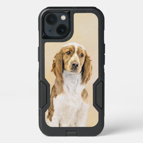 Welsh Springer Spaniel Painting _ Original Dog Art iPhone 13 Case