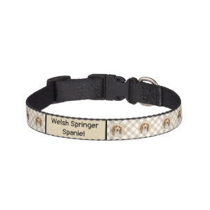 Welsh Springer Spaniel Painting - Original Dog Art Pet Collar