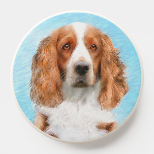 Welsh Springer Spaniel Painting - Original Dog Art PopSocket