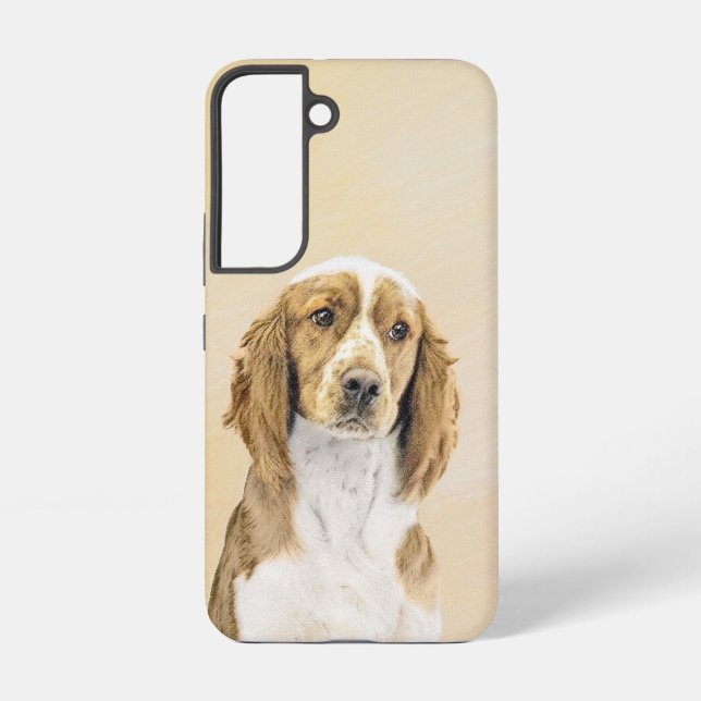 Welsh Springer Spaniel Painting - Original Dog Art Samsung Galaxy Case (Back)
