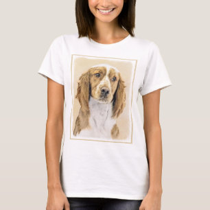 Welsh Springer Spaniel Painting - Original Dog Art T-Shirt