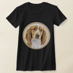 Welsh Springer Spaniel Painting - Original Dog Art T-Shirt