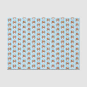 Welsh Springer Spaniel Painting - Original Dog Art Tissue Paper
