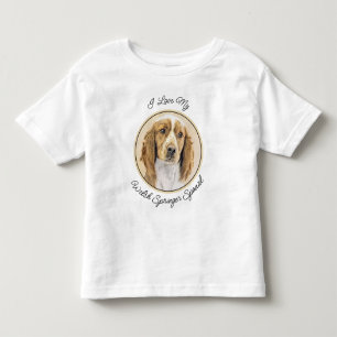 Welsh Springer Spaniel Painting - Original Dog Art Toddler T-shirt