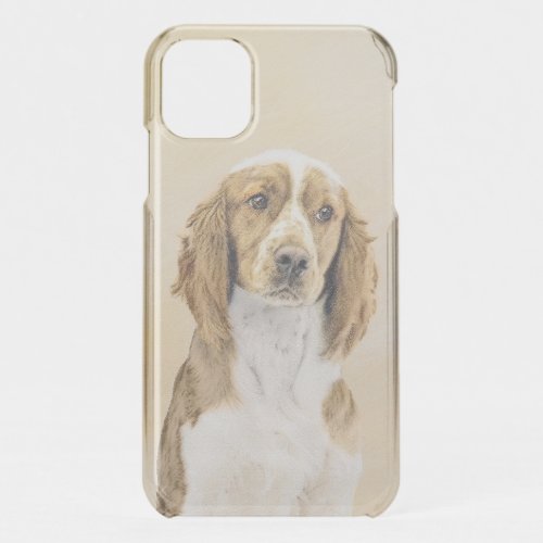 Welsh Springer Spaniel Painting _ Original Dog Art iPhone 11 Case