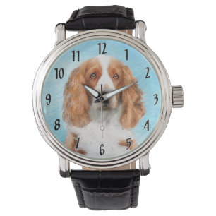 Welsh Springer Spaniel Painting - Original Dog Art Watch