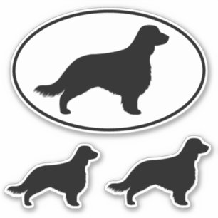 Welsh Springer Spaniel Silhouettes with Long Tail Sticker