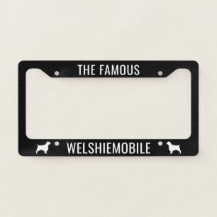 Welsh Springer Spaniels Welshiemobile Custom License Plate Frame