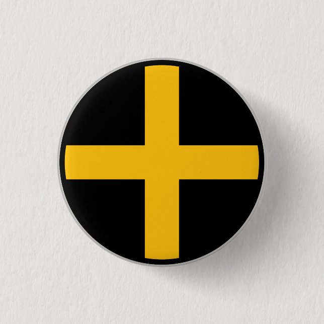 Welsh St David Flag Button (Front)