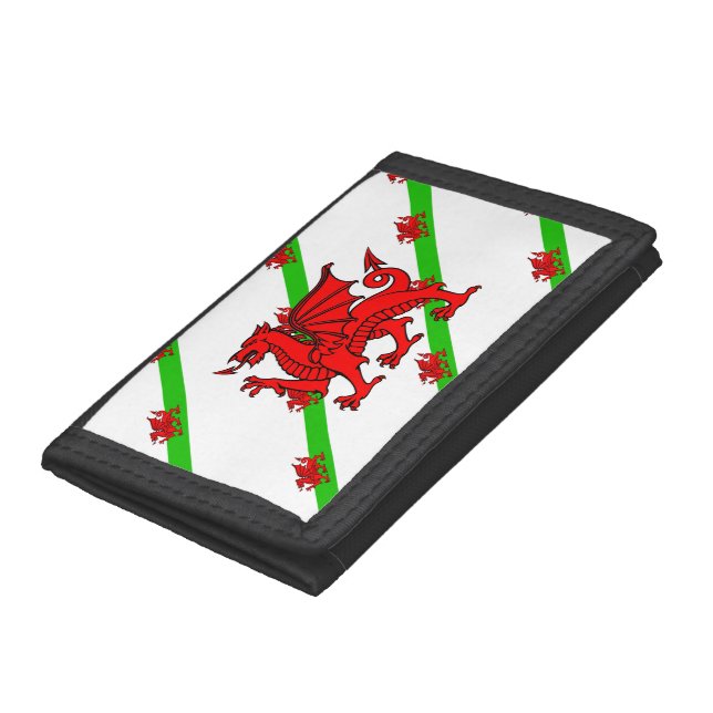 Welsh stripes flag tri-fold wallet (Bottom)