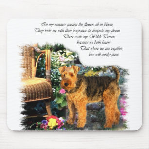 Welsh Terrier Art Gifts Mouse Pad