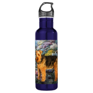 Welsh Terrier Art Stainless Steel Water Bottle