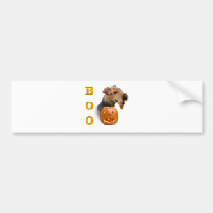 Welsh Terrier Boo Bumper Sticker