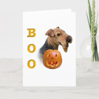 Welsh Terrier Boo Card