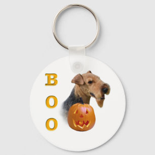 Welsh Terrier Boo Keychain