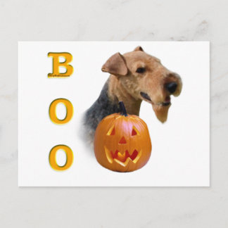 Welsh Terrier Boo Postcard