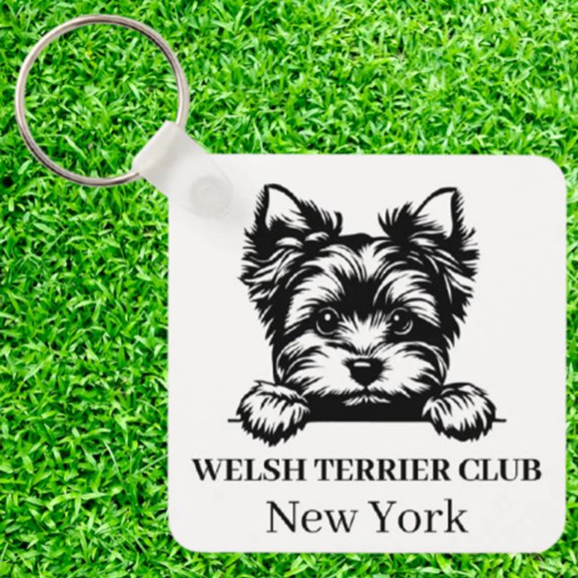 Welsh Terrier Club Keychain (To celebrate our shared passion, we’ve handpicked a delightful range of terrier-themed accessories. )