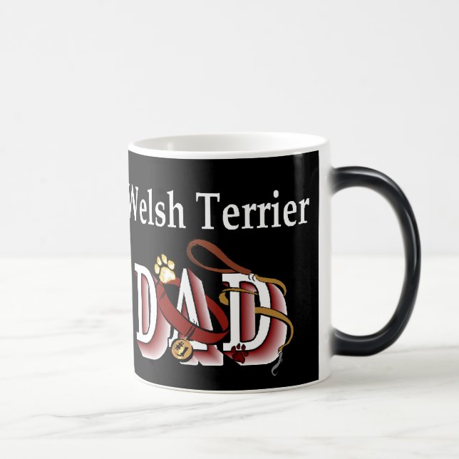Welsh Terrier Dad Gifts Color Morph Mug (Right)