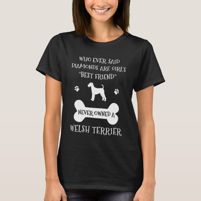 Welsh Terrier Dog Best Friend T-Shirt (Front)