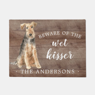 Welsh Terrier Dog Personalized Door Mat