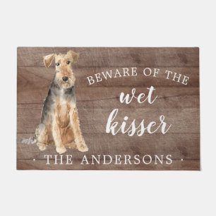Welsh Terrier Dog Personalized Door Mat